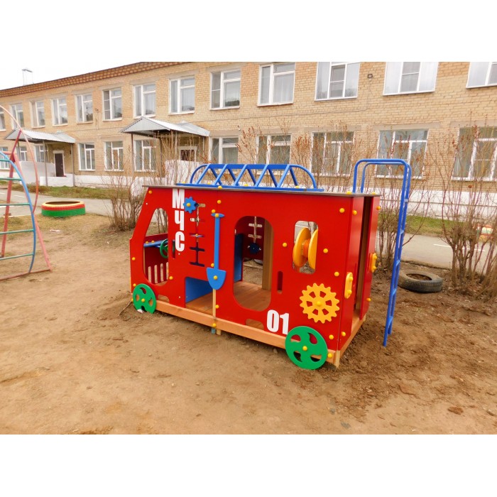 Детские площадки в виде транспорта